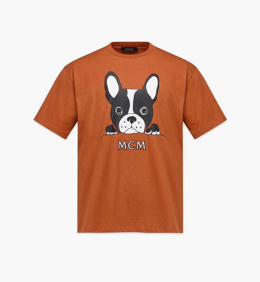 Men’s M Pup Graphic Print T-Shirt in Organic Cotton 1